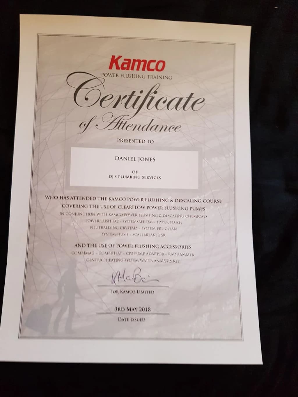 Recent Powerflushing